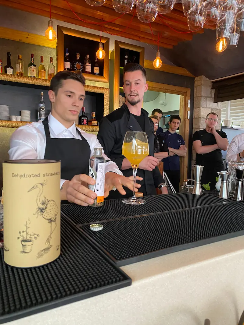 Hands-on cocktail making